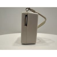 VINTAGE *NEW* 1960's MUSTANG AM Micro Solid State Transistor Radio White