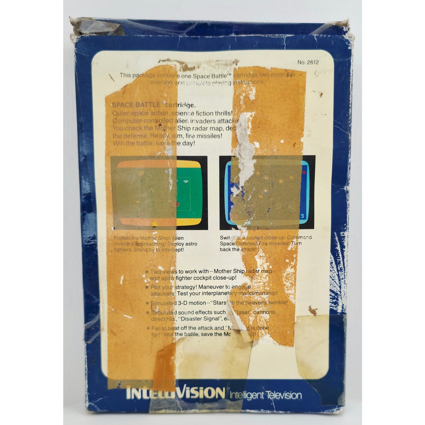 INTELLIVISION 1979 Space Ball Video Game NOS Open Box Unsold Dealer Stock