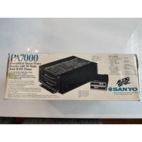 VINTAGE *NEW* 1980's Sanyo PA 7000 Bi-Amplified Car Stereo Power Booster