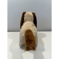 VINTAGE *NEW* 1970's Lovely Dog Walking Barking White Collared Dog