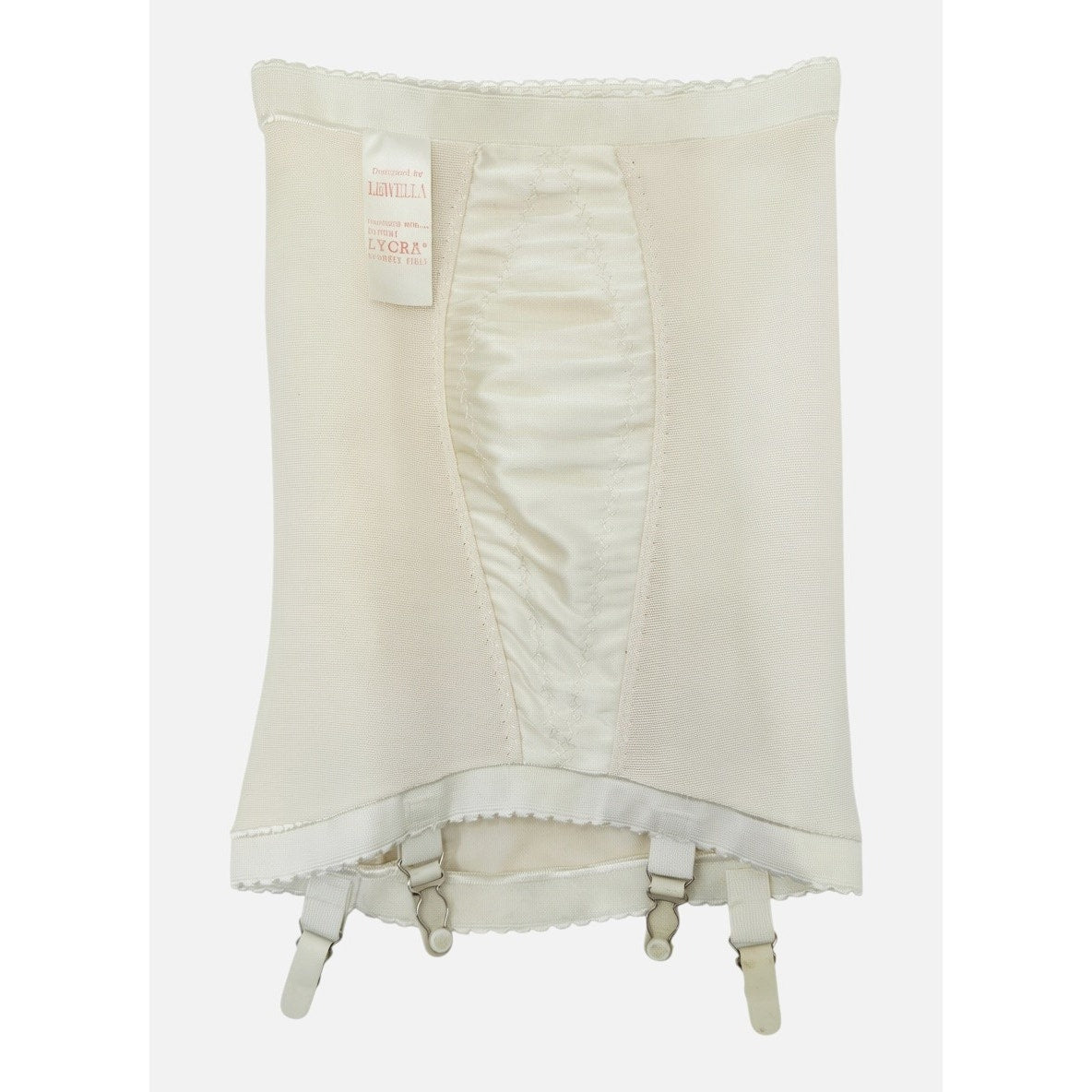 VINTAGE *NEW* 1960's Lewella Women's Cream Girdle with Garters Size S