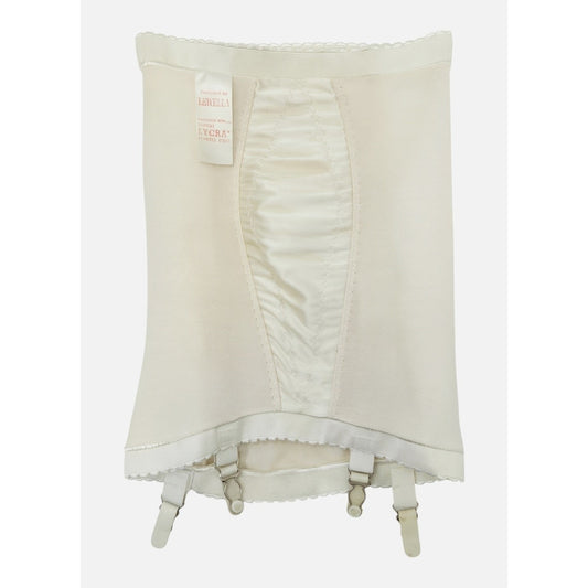 VINTAGE *NEW* 1960's Lewella Women's Cream Girdle with Garters Size S