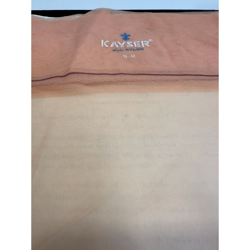 VINTAGE *NEW* Kayser Hosiery-Seamless-Peach Flip-Sz9M X 2