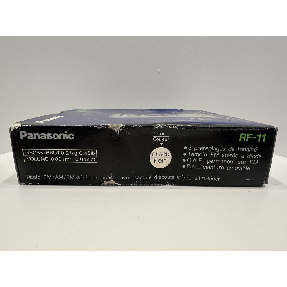 VINTAGE *PRISTINE* 1980's Panasonic RF-11 Portable AM/FM Radio Walkman