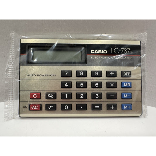 VINTAGE *NEW* 1970's Casio LC-787G Electronic Calculator Japan Sealed