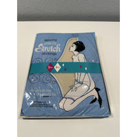VINTAGE *NEW* 1950's Lassiter Hosiery-Off Wht-Demi-Toe-Stretch-Merrie Maid Sz9.5/10 x 3