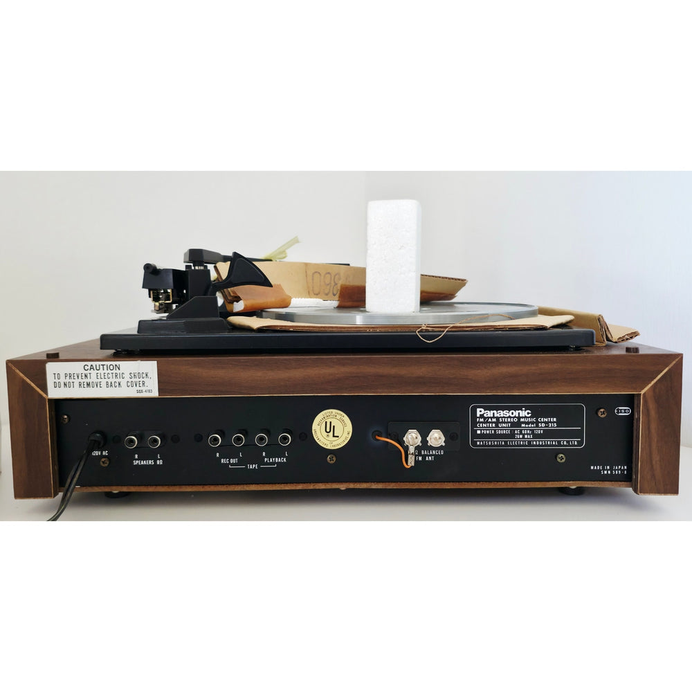 VINTAGE *NEW* 1970's Panasonic SE-2015 Record Player & Set of 2 Speakers Japan