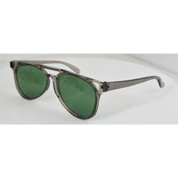 VINTAGE *NEW* 1970's Glam Unisex Gray Frame with Green Lens Sunglasses