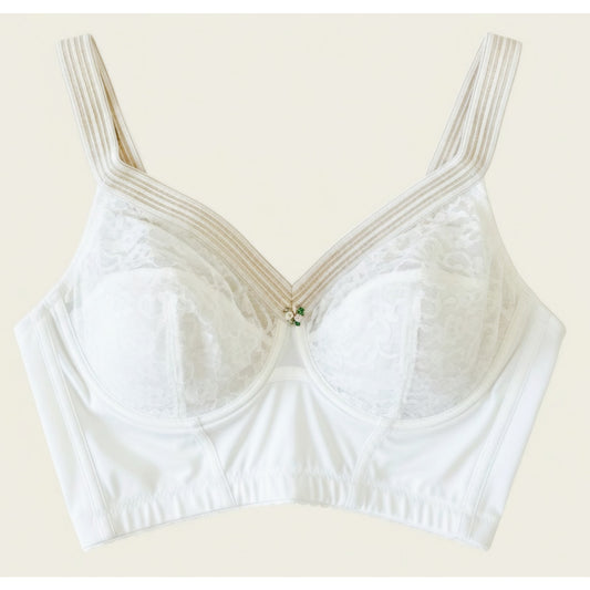 VINTAGE *NEW* 1960's Splendor Form Women's White Bustier Corset Bra Size 36B