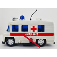 VINTAGE *NEW* 1960's Ambulance Emergency Truck Mercedes Van w/Real Siren Sound