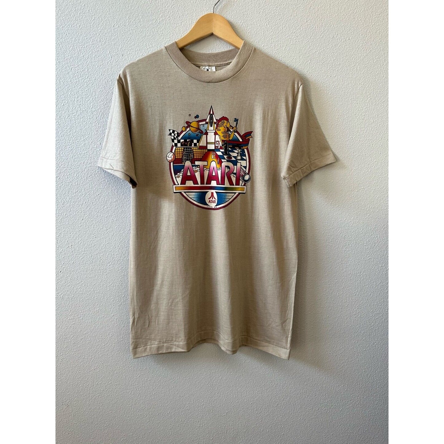 VINTAGE *NEW* Authentic Graphic Vintage ATARI UNISEX Promo Tee
