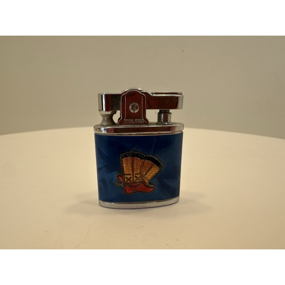 VINTAGE *NEW* 1956 Royal Star Lighter Blue w/ Cowboy Boots