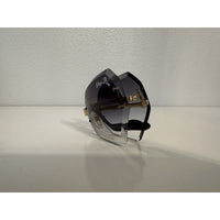 VINTAGE *NEW* 1970'sChrysDior  Glam Sunglasses Black Smoked Glass&Gold