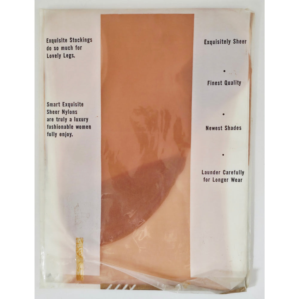 VINTAGE *NEW* 1960's Superfine Seamless 400 Needle 15 Denier Pantyhose Size 8.5