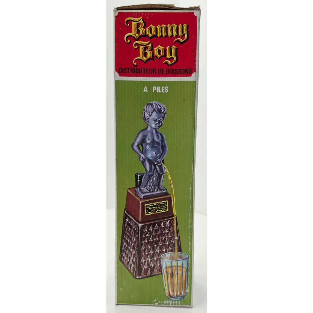 VINTAGE *NEW* 1960's Bonny Boy  Liquor Dispenser in Original Box Brown Decanter