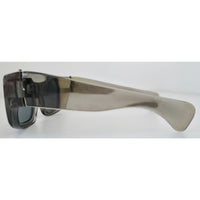 VINTAGE *PRISTINE* 1970's Glam Unisex Gray Frame with Blue Tinted Lenses