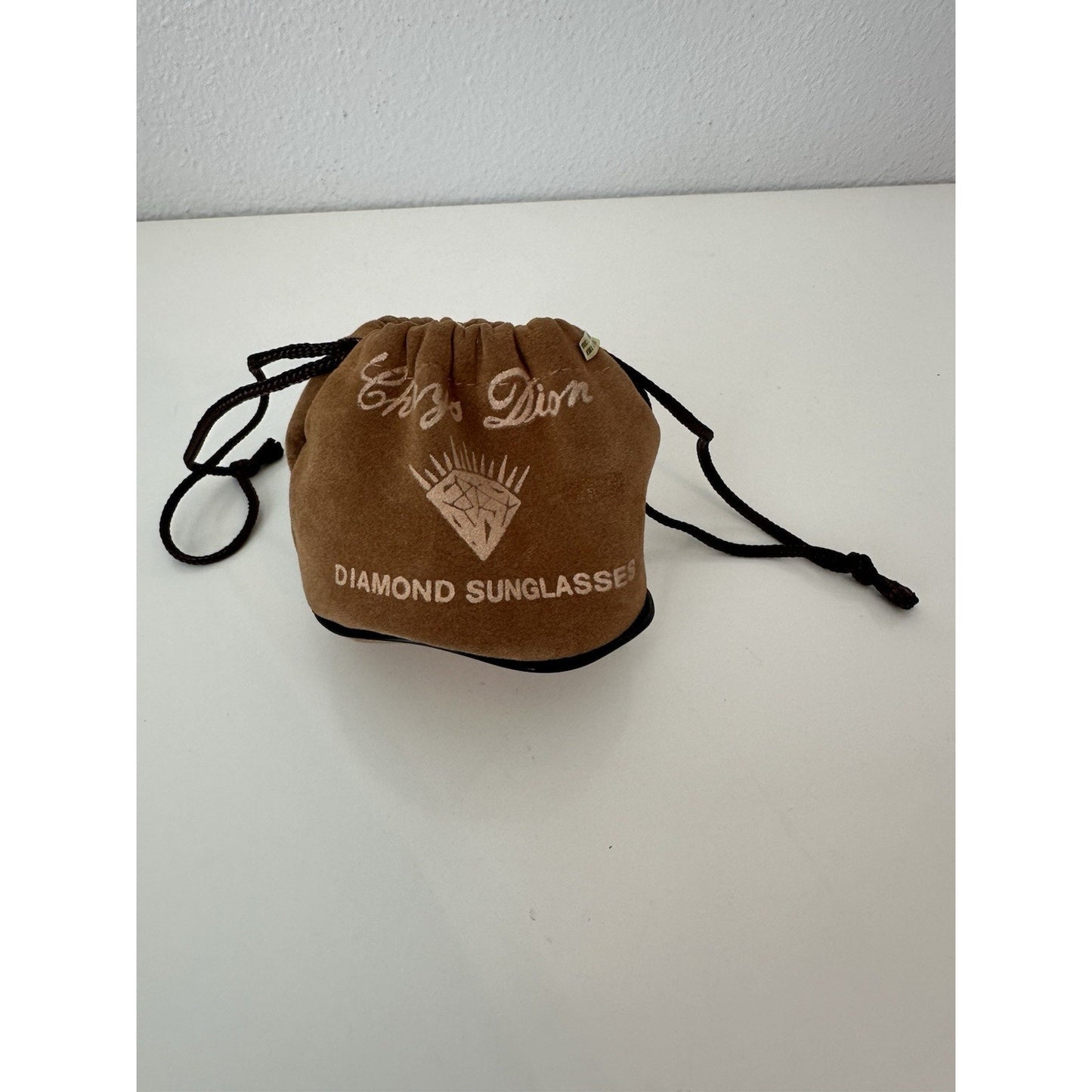 VINTAGE *NEW* 1970's Chrys Dior Gold Folding with Pink Lens Sunglasses & Case