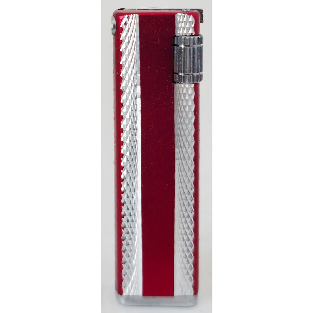 VINTAGE *NEW* 1950's Kron Imperial Red and Silver Lighter Japan