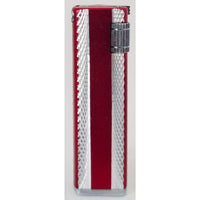 VINTAGE *NEW* 1950's Kron Imperial Red and Silver Lighter Japan