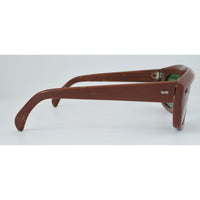 VINTAGE *NEW* 1970's Glam Unisex Brown Frame with Gray Lens Sunglasses