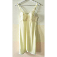 VINTAGE *NEW* 1960's Carnival Women's Light Yellow Slip Dress Size 38B