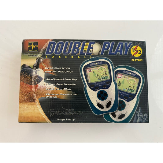 VINTAGE *NEW* Excalibur Baseball Double Play Handheld Video Game