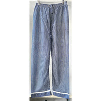 VINTAGE *NEW* 1970's Masterbuilt Men's Blue Striped Pajama Set Size S