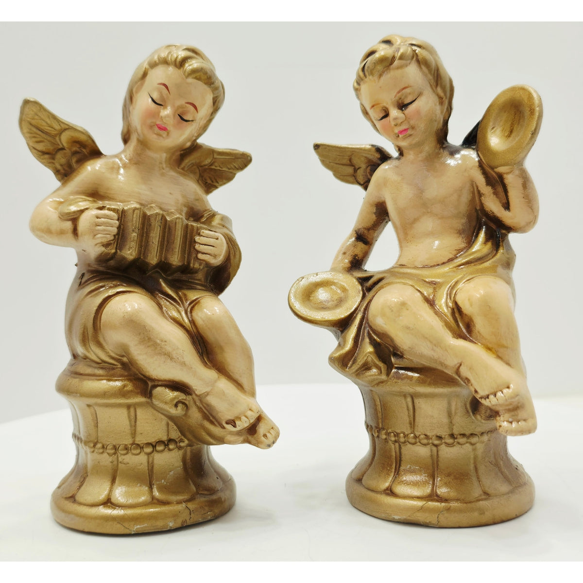 VINTAGE *NEW* 1950's Happy Time Holiday Angels Original Box Japan