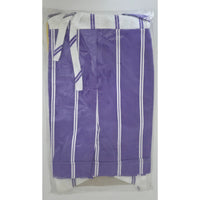 VINTAGE *NEW* 1960's Purple & White Stripe Waist Tie Romper Size 14 Japan