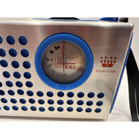 VINTAGE *NEW* Seiko 601 Blue Solid State Pocket Transistor Radio