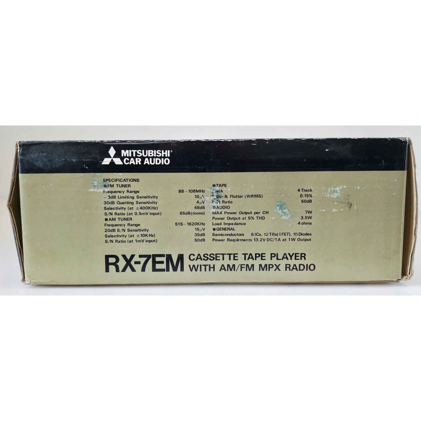 VINTAGE *NEW* 1980's Mitsubishi RX-7EM In-Dash Car Stereo AM/FM Cassette Player