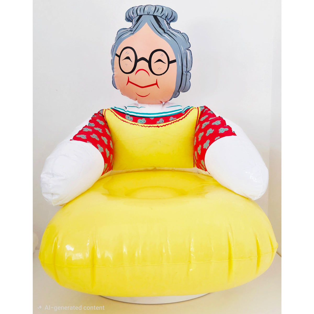 VINTAGE *NEW* 1960's Grand Ma Inflatable Indoor/Outdoor Chair