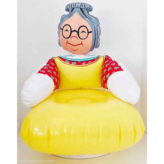 VINTAGE *NEW* 1960's Grand Ma Inflatable Indoor/Outdoor Chair