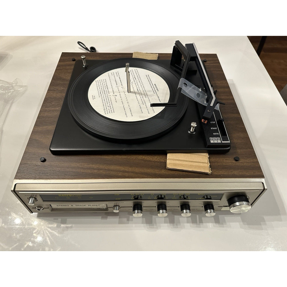 VINTAGE *NEW* 1970's Electrobrand 6544 AM/FM Stereo Receiver 8 Track Player