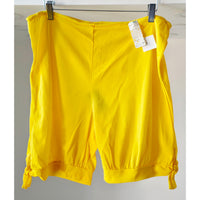VINTAGE  1960's Kayser Yellow Pantalette with Bows 100% Nylon Size 7 (New with Imperfections)