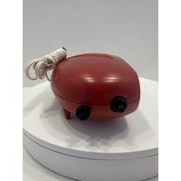 Needs Lovin' - VINTAGE *PRISTINE* 1970's DAITON Space Age Analog AM/FM Clock Radio Red