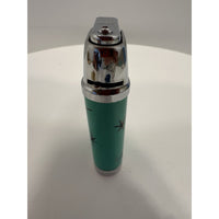 VINTAGE *NEW* 1960's Manor Butane Lighter Aqua w/Stars
