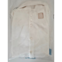 VINTAGE *NEW* 1960's Women's White V-Kneck Button Down Sweater Made in USA Sz 40