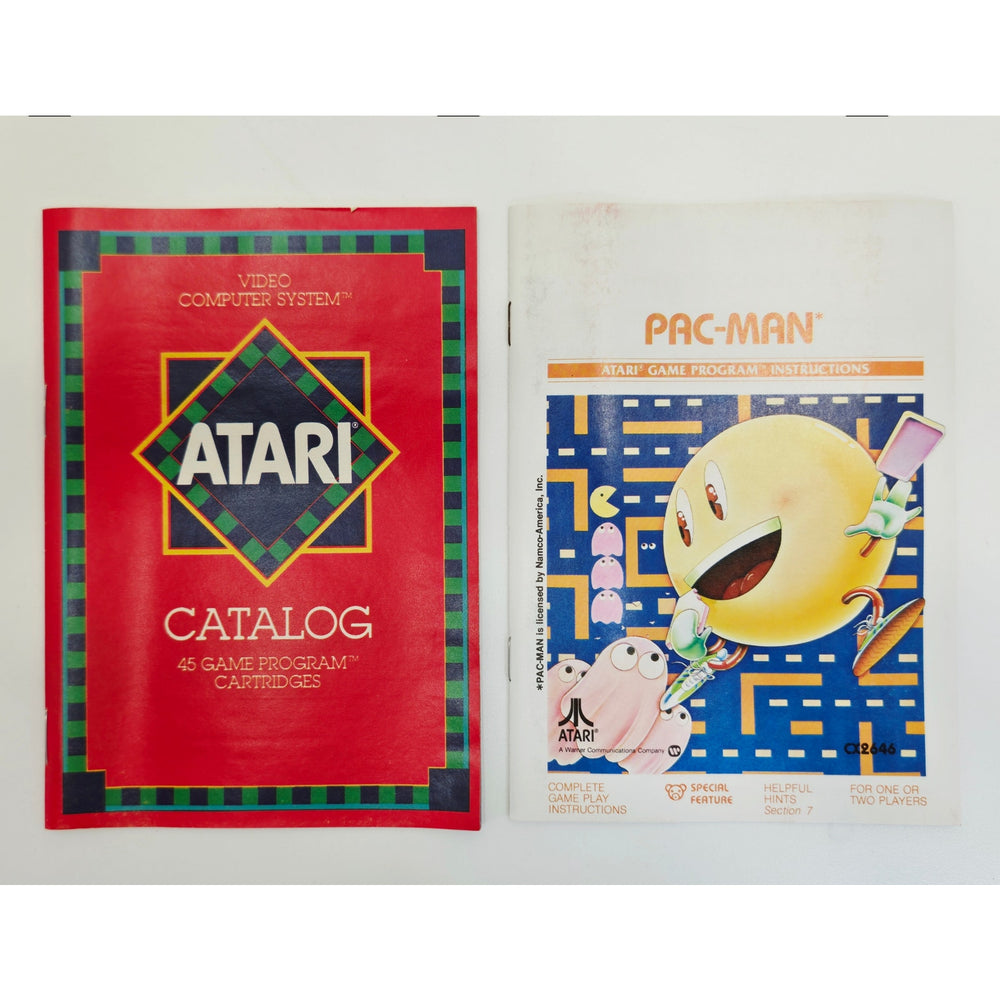 Atari 1981 PAC-MAN Video Game NOS Open Box with Wear Unsold Dealer Stock