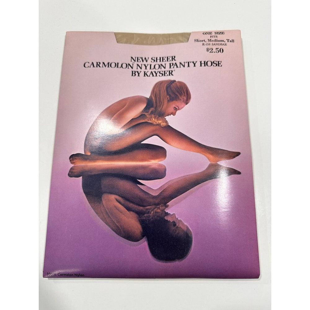 VINTAGE *NEW* 1950's Kayser Hosiery/Pantyhose-Sheer-Sandbar-3pair-One Size