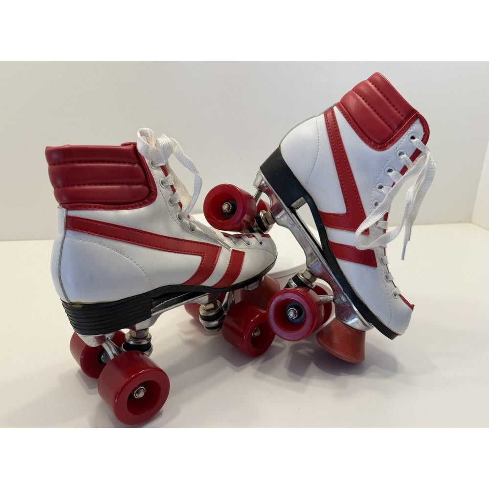VINTAGE *NEW* 1970's Hot Shot Vinyl Demi-Boot Roller Skates-Women's Size 7
