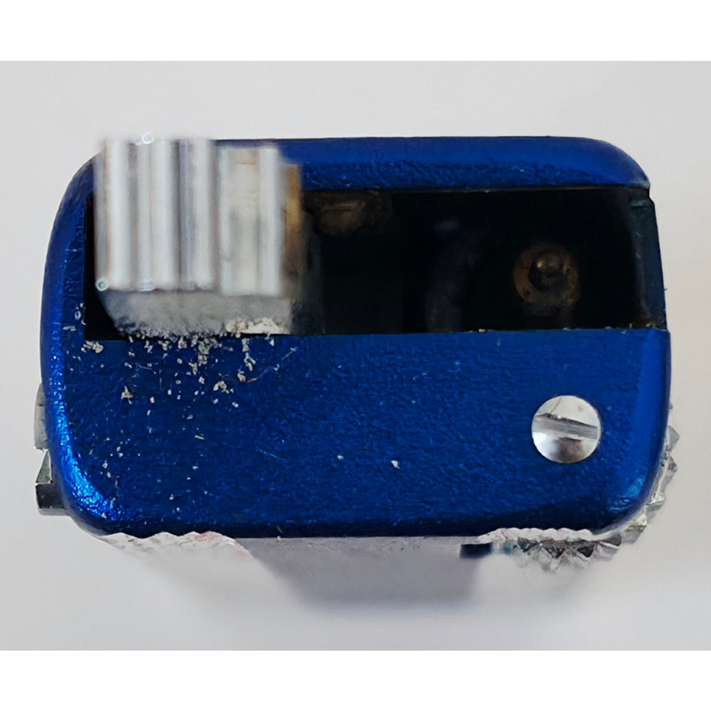 VINTAGE *NEW* 1950's Kron Imperial Blue and Silver Lighter Japan