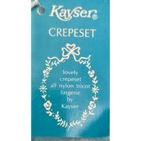 VINTAGE *NEW* 1960's Kayser Women's Light Blue with Lace Trim Slip Dress Size 34