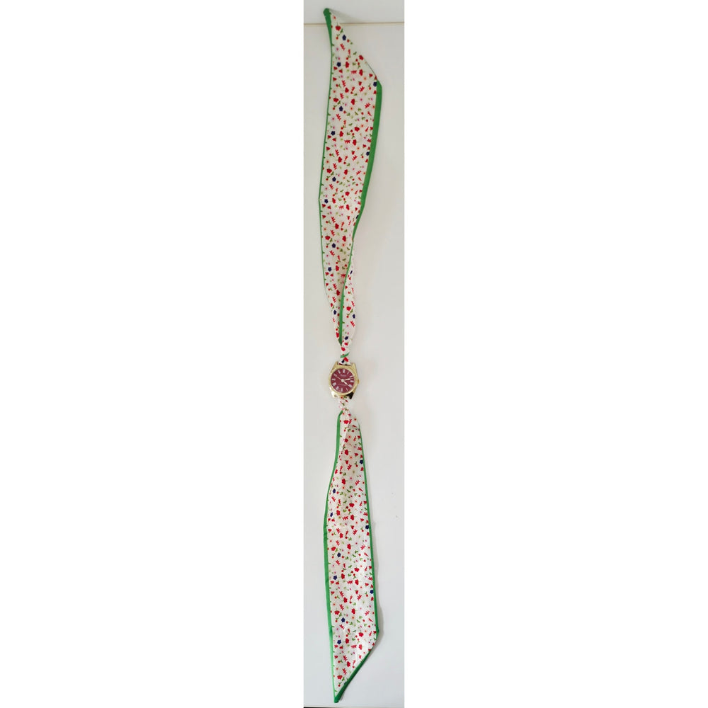 "Frozen In Time" 1960's Vintage Watch Face Tie Bracelet/Choker