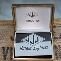 VINTAGE *NEW* 1960's JJJ Gold Butane Lighter Japan