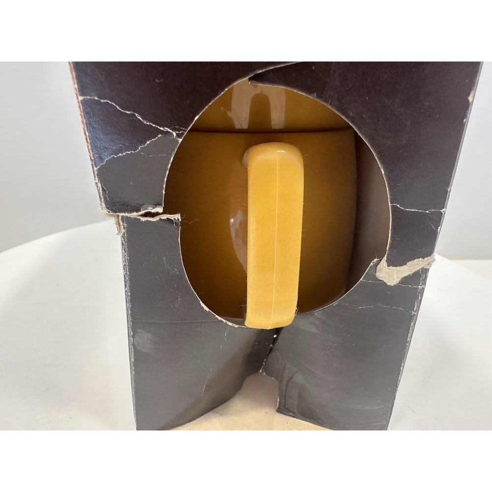 VINTAGE *NEW* 1970's CUPanions By Thermos Set of 4 8oz Cups in Yellow/Tan