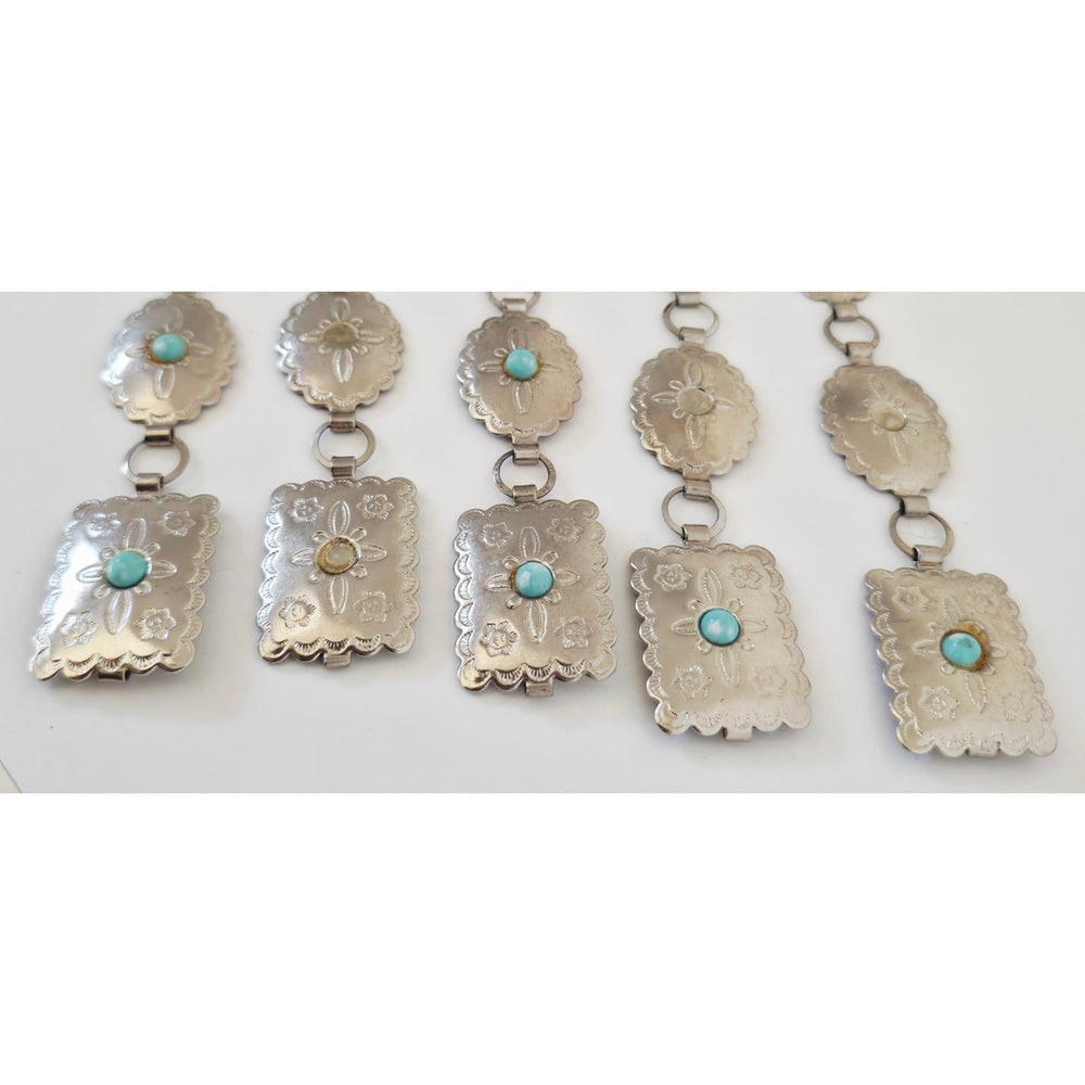 VINTAGE *PRISTINE* 1970's Women's Chain Belts Set of 5