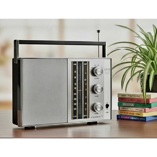 VINTAGE *NEW* 1970's Candle VMS-1224 3-Band AM/FM AC/DC Radio