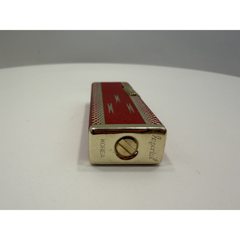 VINTAGE *NEW* 1950's Imperial Red/Gold Super Lighter
