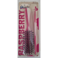 VINTAGE *NEW* 1990 Goody #8131 Raspberry Brush & Comb Matching Set USA